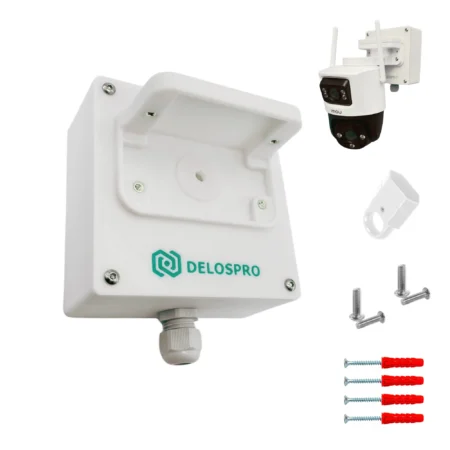 Puszka montażowa do kamery IMOU Cruiser Dual – miejsce na zasilacz | DELOSPRO