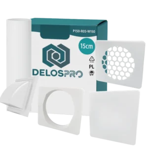 Przepustu do klimatyzatora 150 mm – biały