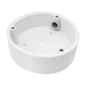 Okrągła puszka montażowa do kamer Hikvision z miejscem na przewody