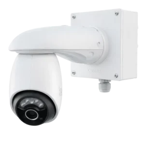 Kwadratowa puszka instalacyjna do kamer Tapo z dławikiem kablowym