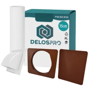 Przepustu do klimatyzatora 150 mm – brązowy