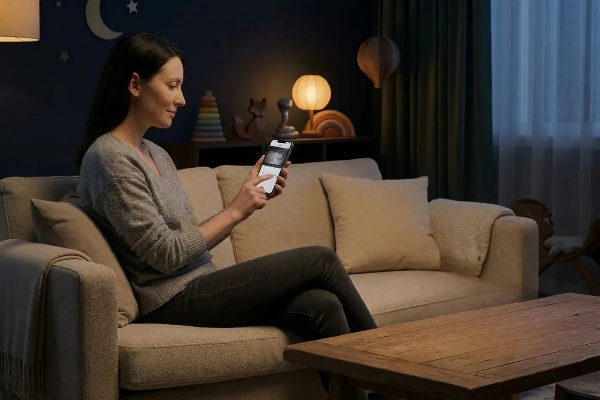 kamera philips avent senseiq nad łóżeczkiem – spokojny sen dziecka monitoring