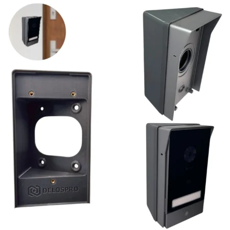 Adapter kątowy lewy szary do wideodomofonu EZVIZ HP5