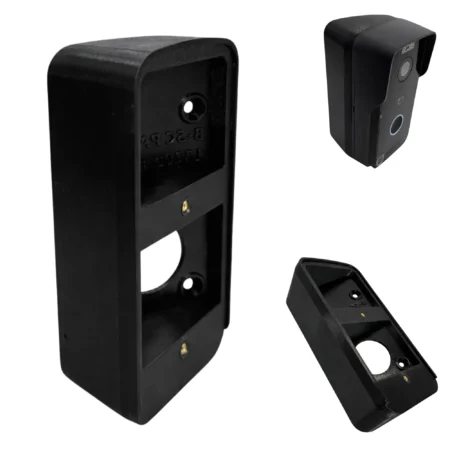 Adapter kątowy prawy 30° do wideodomofonu BCS-PAN1320B-S wykonany z PETG – uchwyt montażowy DEL OSPRO do instalacji panelu wideodomofonu przy drzwiach.