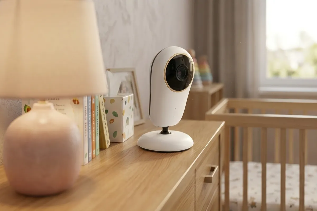 Porównanie poprawnego i błędnego montażu kamery niani elektronicznej