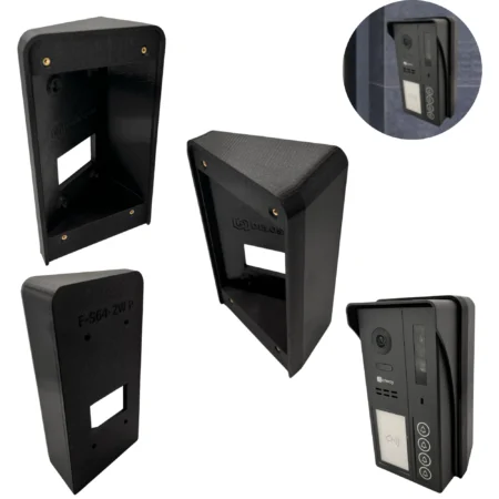 Adapter kątowy prawy czarny do wideodomofonu GENWAY F-S64-2W