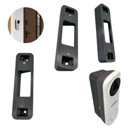 Adapter kątowy lewy szary do wideodomofonu IMOU DB61i W D4P