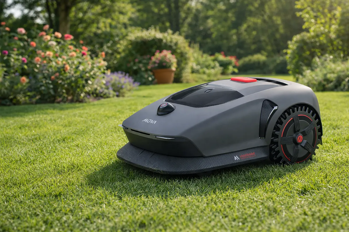 robot koszący Dreame Mova 1000 koszenie trawnika w ogrodzie
