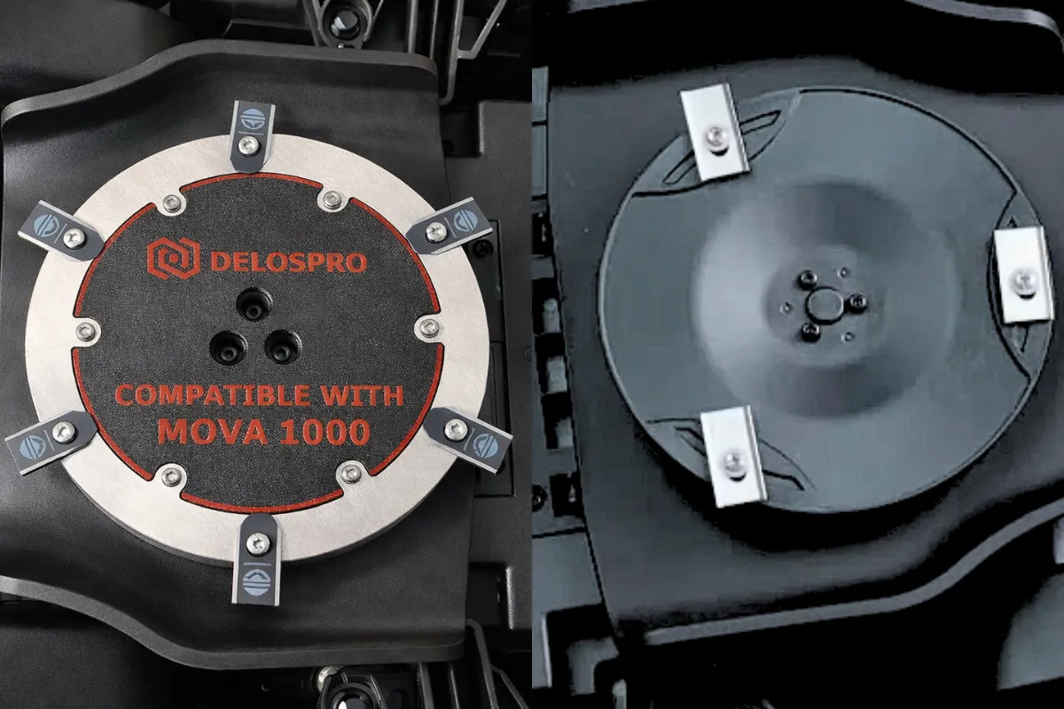 porównanie ostrzy robota koszącego 3 ostrza i tarcza 6 ostrzy