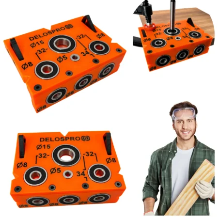 szablon do wiercenia pod mimośrody i kołki 18 mm