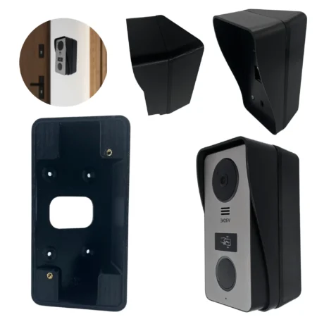 Adapter kątowy prawy czarny do wideodomofon VIRONE VDP-60FHD