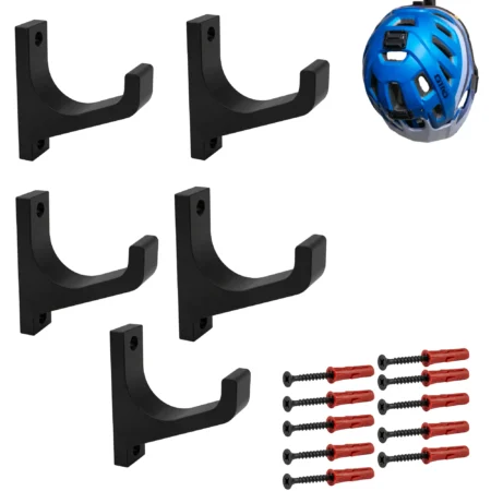 5x wieszak na kask rowerowy zestaw uchwytów ściennych