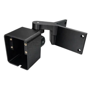 Uchwyt narożny do kamer Tapo montowany na elewacji budynku