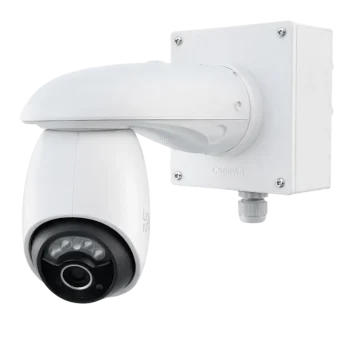 Kwadratowa puszka instalacyjna do kamer Tapo z dławikiem kablowym