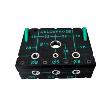 Szablon montażowy dla stolarzy do precyzyjnego wyznaczania otworów i punktów montażowych