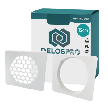 Przepust 150 mm + pokrywa – biały