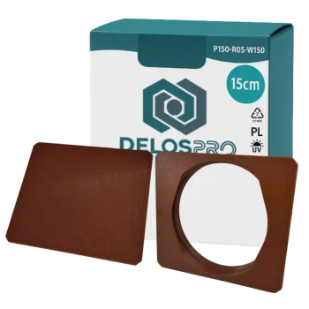 Przepust 150 mm + pokrywa – brązowy