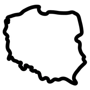 Ikona mapy Polski – polska produkcja DELOSPRO