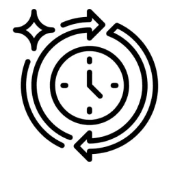 Ikona zegara – produkty DELOSPRO do codziennego użytkowania